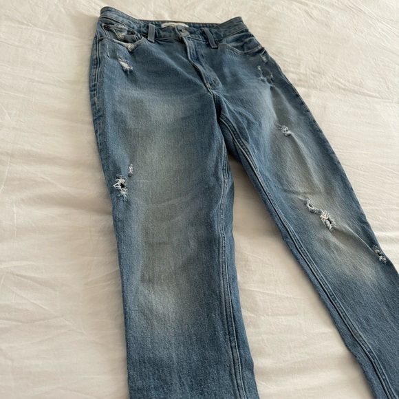 Abercrombie & Fitch Curve Love High Rise Skinny Jeans Medium Wash size 25 - Picture 4 of 11